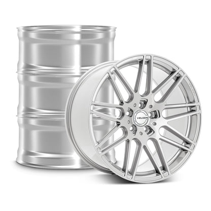 2008-2024 Dodge Challenger Velgen VF9 Wheel Set (Set of 4) - Gloss Silver - 20x9.5/20x11