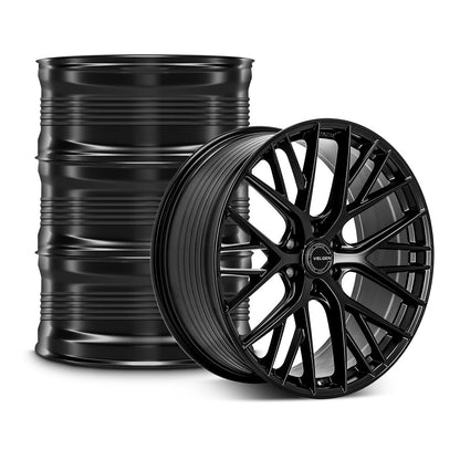 2021+ Ford F-150 Velgen VFF-12 Wheel Set (Set of 4) - Satin Black - 24x10