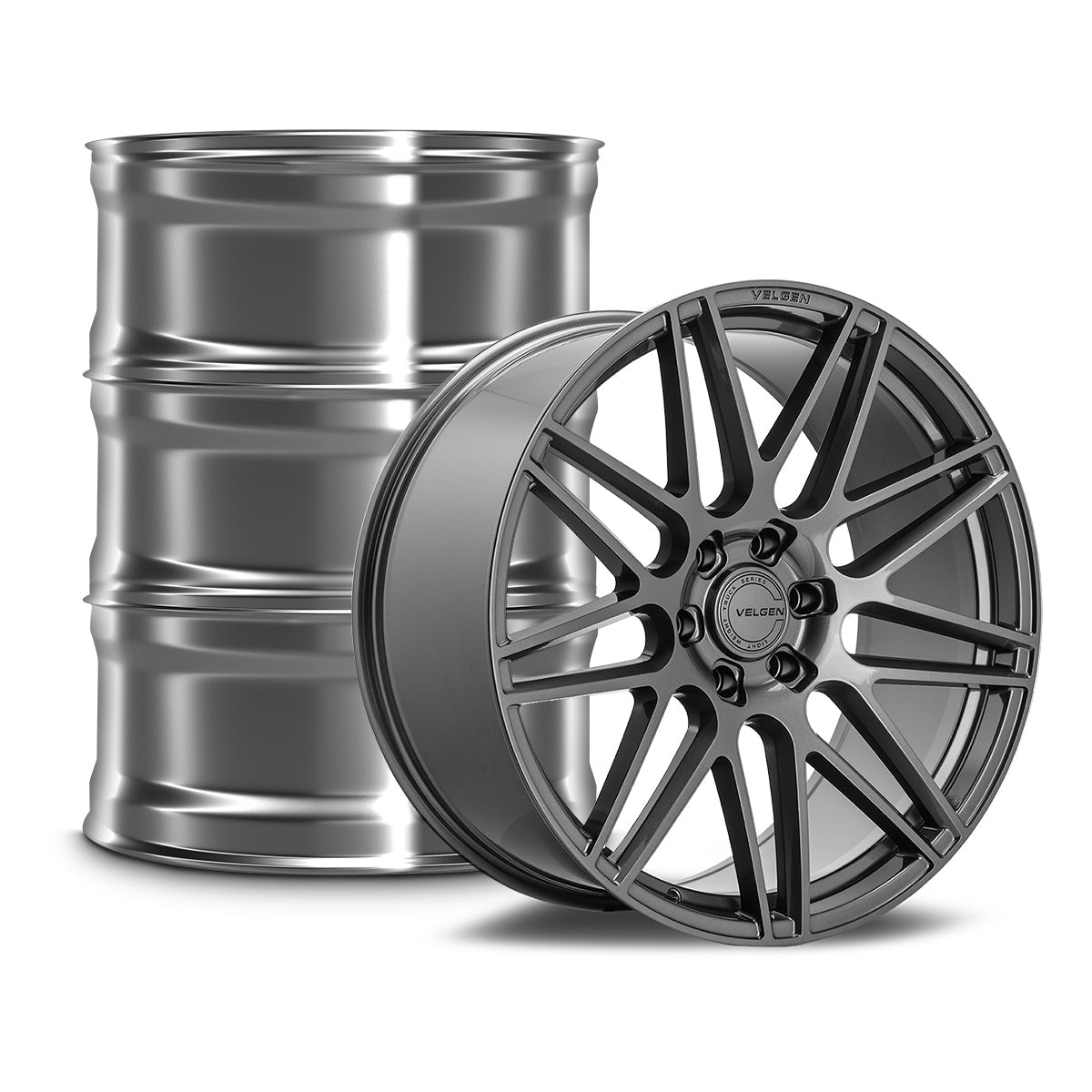 2009-2020 Ford F-150 Velgen VFF-9 Wheel Set (Set of 4) - Gloss Gunmetal - 22x10