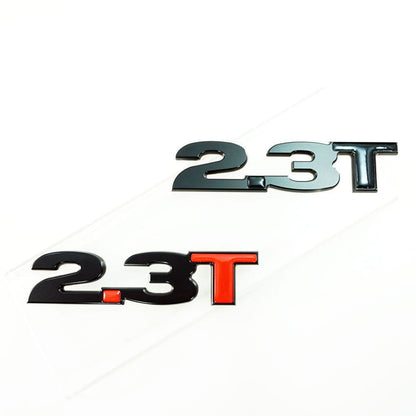 2.3T Billet Emblem (fits Mustang Ecoboost SVO )