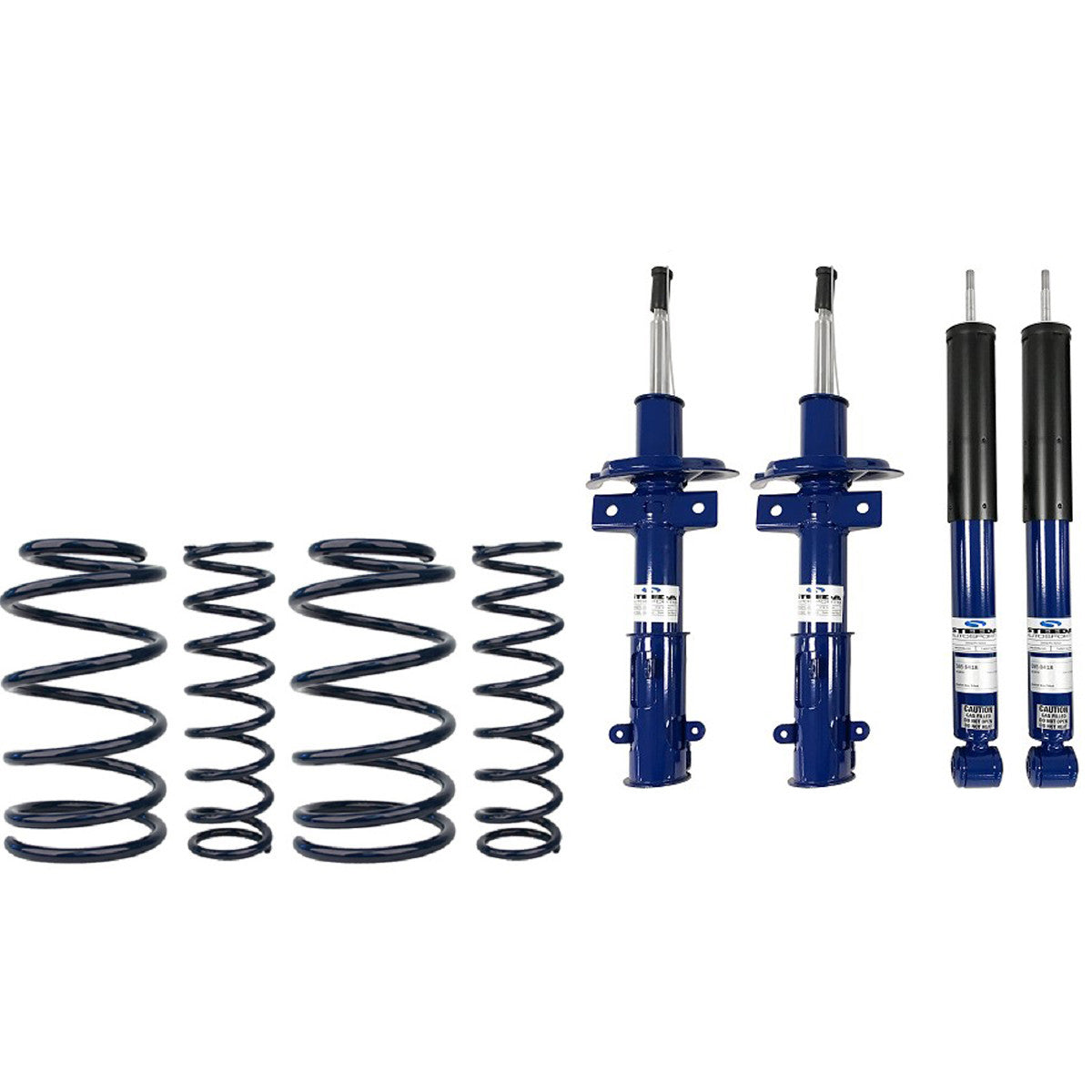 Steeda Pro-Action & Sport Lowering Springs Mustang Suspension Package (2005-2010)
