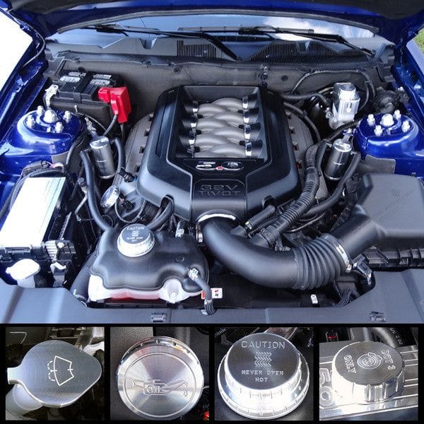 Engine Dress Up Stage 1.2 Kit Polished (fits 11-13  Mustang GT) UPR