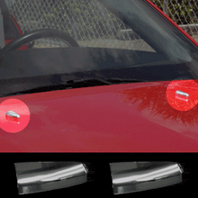 Billet Windshield Washer Covers (fits 05-09 Ford Mustang) UPR