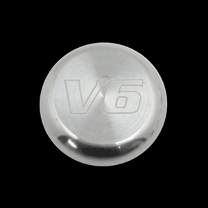 Billet Power Point Plug V6 Engraved (fits 79-09 Mustang) UPR