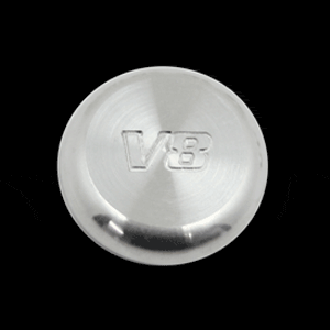 Billet Power Point Plug V8 Engraved (fits 79-09 Mustang) UPR