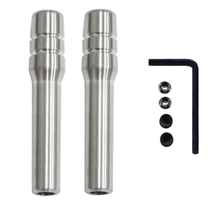 Billet Slimline Locking Door Pins (fits 90-14 Mustang)