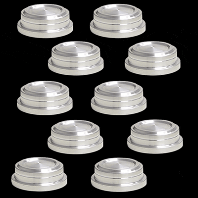 Billet Bolt Cap Covers 8mm Kit (fits 79-10 Ford Mustang) UPR