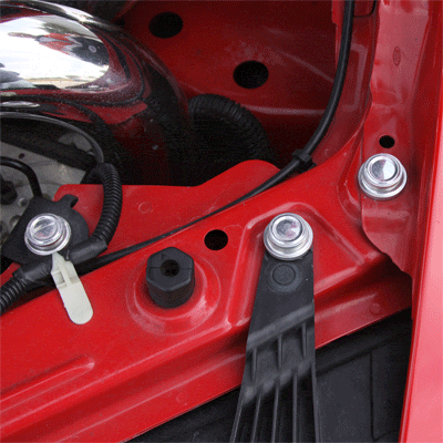Billet Designer Cap Cover 8mm 5/16" (fits 79-10 Mustang) UPR