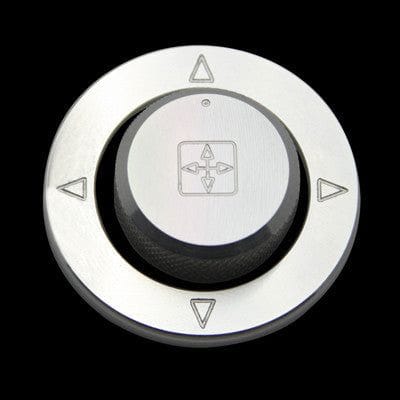 Billet Engraved Mirror Control Knob & Bezel Kit (fits 10-14 Mustang) UPR