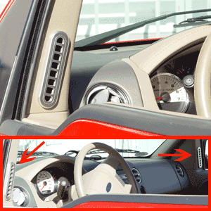 Billet Door Vent Covers (fits 04-12 F150) UPR